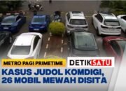 Polda Metro Jaya Sita 26 Mobil Mewah dan Rp. 167 Miliyar Uang Dari Kementrian