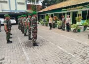 Sinergitas Tiga Pilar di Asemrowo, TNI-Polri dan Satpol PP Gelar Olahraga Bersama