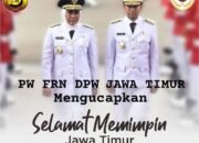Ketua DPW PW FRN Jatim Ucapkan Selamat atas Sertijab Gubernur dan Wakil Gubernur Jawa Timur