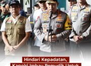Hindari Kepadatan, Kapolri Imbau Pemudik Untuk Menyeberang Siang Hari