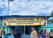 Jelang Hari Raya Idul Fitri, Kapolres Tolikara Pimpin Anggota Laksanakan Patroli