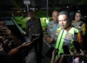 Sampai Subuh Kakorlantas Polri di Rest Area KM 13 Tol, Monitor Arus Mudik