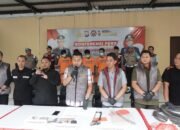 Polresta Sidoarjo Berhasil Amankan 4 Tersangka Pencurian Pipa Stainless di Tjiwi Kimia