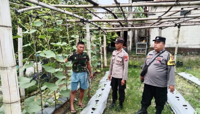 Polisi Patroli P2B Dukung Program Ketahanan Pangan