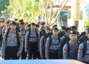 Sebanyak 338 Personel Polda Gorontalo Laksanakan Apel Serpas dalam Rangka PSU Wilayah Gorut