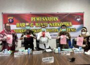 Ungkap 7 Kasus, Polda Kalteng Amankan 274,6 Gram Sabu