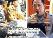 Prof DR. Maksinus Jaeng Akui Agus Flores Pintang Mengundang Massa Mencintai Polri, Karena Dari Sononya di Keluarga TNI Polri
