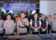 Polda Jambi Berhasil Ungkap dan Amankan Pelaku Pembunuhan Aipda Hendra Marta Utama