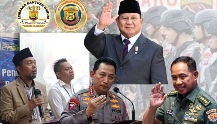 6000 Jurnalis Tergabung Di Fast Respon Siap Dukung Program Presiden, Kapolri dan Panglima TNI