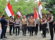 Jelang HUT Bhayangkara ke-79, Polda Kalteng Gelar Tradisi Pengambilan Air Suci di Bukit Batu