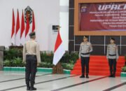 Jelang HUT Bhayangkara ke-79, Polda Kalteng Gelar Pencucian Pataka Manunggal Dharma Karya Jaya