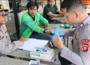 Jelang HUT Bhayangkara Ke-79, Polda Gorontalo Berikan Pemeriksaan Kesehatan Gratis kepada Pengemudi Ojek Online