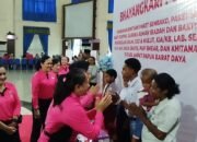 “Bhayangkari Peduli “, Ketua Umum Bhayangkari Ny. Juliati Sigit Prabowo Gelar Kegiatan Bantuan Sosial dan Bakti Kesehatan