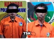 Polres Nganjuk Berhasil Ungkap Kasus Narkoba Dua Tersangka Pengedar Sabu Diamankan