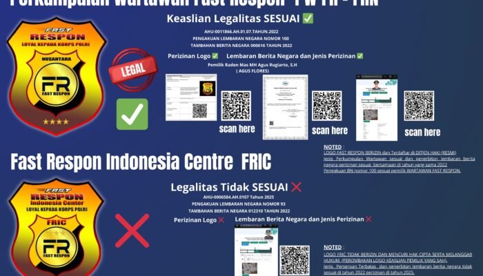 Klarifikasi PW FRN: Catut Penggunaan Logo dan Foto Jenderal, PW FRN Bongkar Status FRIC yang Sebenarnya